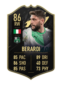 Domenico Berardi Team of the Week 86 OVR
