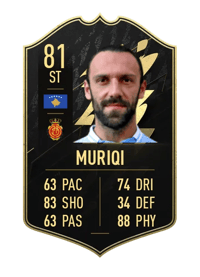 Vedat Muriqi Team of the Week 81 OVR