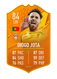 Diogo Jota Domestic Man of the Match 84 OVR