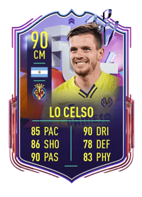 Giovani Lo Celso Fantasy FUT Upgrade 90 OVR