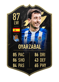 Oyarzabal Team of the Week 87 OVR
