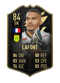 Alban Lafont Team of the Week 84 OVR