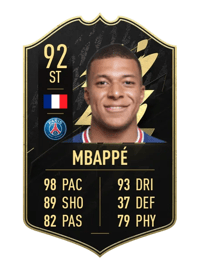 Kylian Mbappé Team of the Week 92 OVR