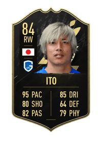 Junya Ito Team of the Week 84 OVR