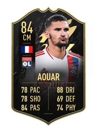 Houssem Aouar Team of the Week 84 OVR