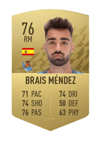 Brais Méndez Common 76 OVR