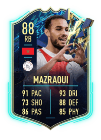 Noussair Mazraoui Team of the Season 88 OVR