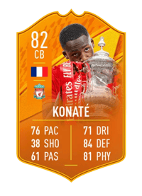 Ibrahima Konaté Domestic Man of the Match 82 OVR