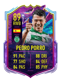 Pedro Porro FUT Future Stars 89 OVR