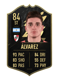 Julián Álvarez Team of the Week 84 OVR
