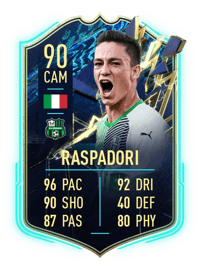 Giacomo Raspadori Team of the Season 90 OVR