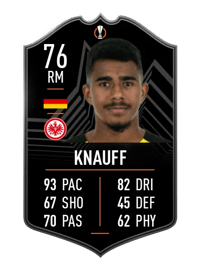 Ansgar Knauff UEFA Europa League MOTM 76 OVR