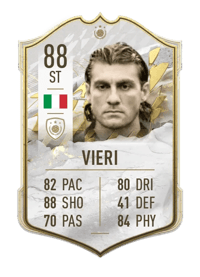 Christian Vieri Icon 88 OVR