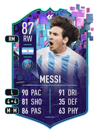 Lionel Messi Flashback Player 87 OVR