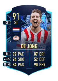 Luuk de Jong TEAM OF THE SEASON MOMENTS 91 OVR