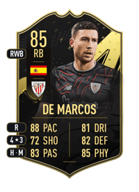 De Marcos Team of the Week 85 OVR