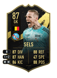 Matz Sels Team of the Week 87 OVR
