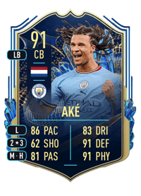 Nathan Aké Team of the Season 91 OVR