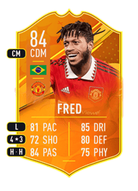 Fred Domestic Man of the Match 84 OVR