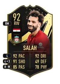 Mohamed Salah Team of the Week 92 OVR