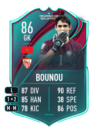 Yassine Bounou World Cup Team of the Tournament 86 OVR
