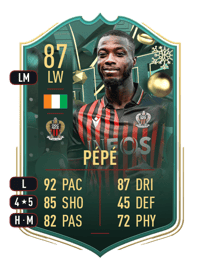 Nicolas Pépé WINTER WILDCARDS 87 OVR