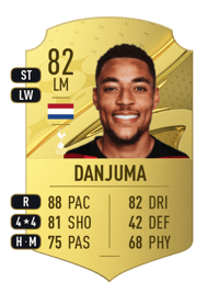 Arnaut Danjuma Rare 82 OVR