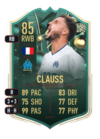 Jonathan Clauss WINTER WILDCARDS 85 OVR