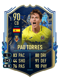 Pau Torres Team of the Season 90 OVR