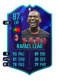 Rafael Leão POTM SERIE A 87 OVR
