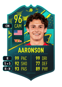 Brenden Aaronson PLAYER MOMENTS 96 OVR