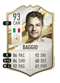 Roberto Baggio Icon 93 OVR