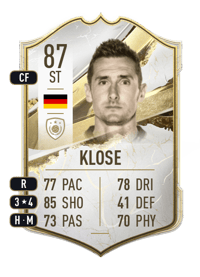 Miroslav Klose Icon 87 OVR