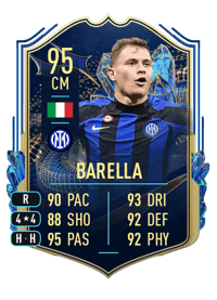 Nicolò Barella Team of the Season 95 OVR
