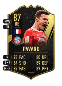 Benjamin Pavard Team of the Week 87 OVR