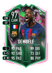 Ousmane Dembélé SHAPESHIFTERS 97 OVR