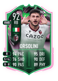 Riccardo Orsolini SHAPESHIFTERS 92 OVR