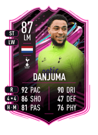 Arnaut Danjuma FUT Ballers 87 OVR