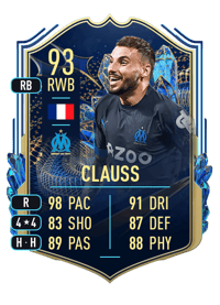 Jonathan Clauss Team of the Season 93 OVR