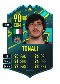 Sandro Tonali PLAYER MOMENTS 98 OVR