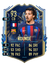 Jules Koundé Team of the Season 93 OVR