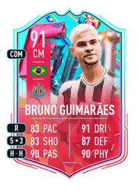 Bruno Guimarães FUT Birthday 91 OVR