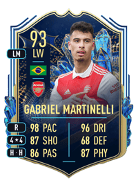 Gabriel Martinelli Team of the Season 93 OVR