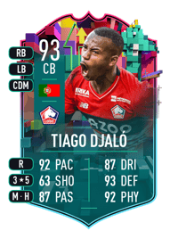Tiago Djaló Level Up 93 OVR