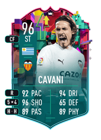 Edinson Cavani Premium Level Up 96 OVR