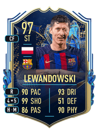Robert Lewandowski Team of the Season 97 OVR