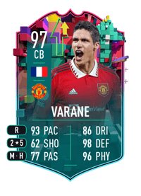 Raphaël Varane Level Up 97 OVR