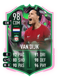 Virgil van Dijk SHAPESHIFTERS 98 OVR