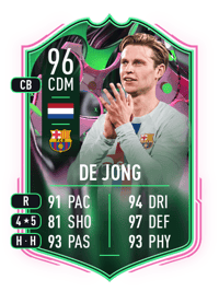 Frenkie de Jong SHAPESHIFTERS 96 OVR