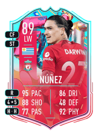 Darwin Núñez FUT Birthday 89 OVR